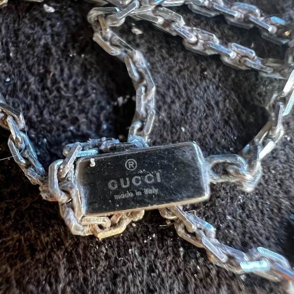 Gucci twist necklace withh semi-prec stone - Picture 5 of 10